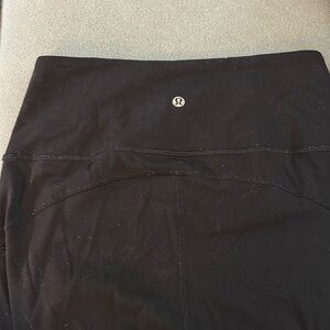Lululemon high waist black leggings.